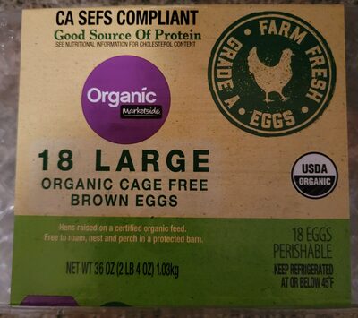 18 Large Brown Eggs